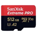 Sandisk SanDisk Extreme PRO microSDXC-Karte 512 GB Class 10, UHS-I, v30 Video Speicherkarte