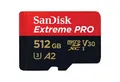 Sandisk SanDisk Extreme PRO 512 GB microSDXC, externer Speicher
