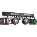 PartyBar2 2PAR 12x1W RGBW 2 derby R - Schwarz