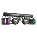 BeamZ "Partybar2" LED Lichtset mit Stativ & IR-FB Lichtanlage 2 Spots 2 Derbys!