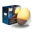 PHILIPS SmartSleep Wake-up Light – Nachttischlampe & Wecker, Farbige Sonnenaufgangssimulation, 20 Helligkeitseinstellungen, 6 natürliche Wecktöne, Mitternacht-Lichtfunktion, Modell HF3521/01