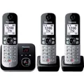Panasonic KX-TG6863GB Schnurloses Telefon Silber-Schwarz Anrufbeantworter