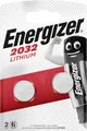Energizer Knopfzelle CR 2032 Lithium, 3 V, 2er Pack