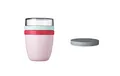 Mepal - Lunchpot Switch Ellipse - mach aus deinem Lunchpot einen Snackpot - Praktischer Müslibecher - Geeignet für Tiefkühler, Mikrowelle & Spülmachine - Strawberry Vibe