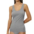 Marc O'Polo Damen Iconic Rib Undershirt, Grau, S EU