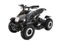 Elektro-Kinderquad Cobra, 800 Watt, bis 24 km/h, ab 8 Jahren, Federung, 3x 12V-Akku, Scheibenbremsen (Grau/Schwarz)