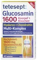 tetesept Glucosamin 1600 - Ergänzungspräparat mit Glucosamin und hochdosiertem Vitamin D3 & Vitamin C - für gesunde Knochen und Knorpel - 1 x 40 Tabletten (Nahrungsergänzungsmittel)