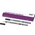 MONTBLANC Tintenroller Minen Amethyst Purple 106931 – Ersatzmine für Roller Ball und Fineliner Größe M – 2 x Refill Rollerball M