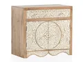 Waschtisch Delhi 80cm Massiv Holz Badschrank Badmöbel Unterschrank Waschplatz