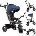 LIONELO Haari 2in1 Dreirad bis 25kg - Blau