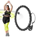 HMS Plus Size Hula Hoop Reifen mit Gewicht Kugel Fitnessreifen Sportgerät
