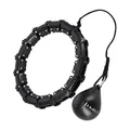 5907695553512 HHW11 PLUS SIZE HULA HOP BLACK Z WYPUSTKAMI I OBCIĄŻNIKIEM HMS HMS