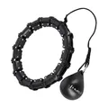 HMS Hula Hoop Reifen Plus Size schwarz mit Gewicht