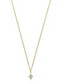 FAVS Collier FAVS Damen-Kette 375er Gelbgold 12 Zirkonia