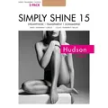 Hudson Simply Shine 15 Strumpfhose 6er Pack | 40-42 (II) | Teint (HU-0010)