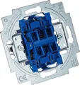 Busch-Jaeger Serienschalter-Einsatz 2000/5 US | Unterputz | 2-fach Wippe | 250V 10AX | IP20 | blau matt | Kunststoff