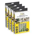 EASYmaxx Insect Protect Fliegengitter Fenster | zuschneidbares Moskitonetz | Insektenschutz Fenster bis 110 x 130 cm | Fliegennetz Magnet mit Pollenschutzgitter - leichte Montage ohne Bohren [4 Stück]