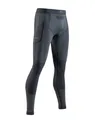 X-Bionic Laufhose Xceed Ride Run Long Tight (optimale Thermoregulation) lang schwarz/grau Herren, Größe: XL