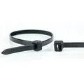 WKK 110126071 Kabelbinder Lösbarer Kabelbinder Kunststoff Schwarz 100 Stück(e)