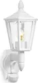 Steinel Sensor-Außenleuchte L 15 | 4007841617912 | Bewegungsmelder 180° 10m | E27 | IP44 | klassisch | Kunststoff | weiß