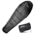Ultraleicht Schlafsack 3 Jahreszeiten 10°C, 0°C Ultralight Sleeping Bag 1300g...