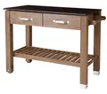 Holzpflanztisch Akazienholz ca.110 x 55 x 84cm FSC® braun/schwarz, Dehner Premiu