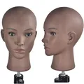 Davinona Ba Sha Afrokosmetologie Mannequin-Kopf für Perückenherstellung, Perücke, Hut, Brille, Display mit kostenloser Klemme