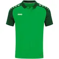 JAKO Herren Poloshirt Performance, Soft Green/Schwarz, S