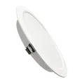 LUXULA LED Einbauleuchte rund Weiß, Ø295x28mm, 24W 2400lm, IP44 Einbaustrahler flach CCT 2700K 4000K 6000K einstellbar, LED Deckenstrahler Einbauleuchte 230V Bad, Küche & Innenräume