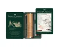 Faber-Castell Polychromos FABER-CASTELL Zeichenset Pitt Monochrome 12 Stück