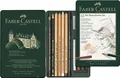 Faber-Castell Pitt Monochrom Bleistift Zeichnung Dose Set 12pc