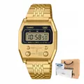 Vintage Gold Digital Uhr Stoppuhr Alarm LED