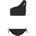 URBAN CLASSICS Bügel-Tankini Urban Classics Damen Ladies Asymmetric Bikini schwarz L