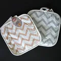 Topflappen 2er SET Baumwolle RETRO Design Zweifarbig Dr. Oetker