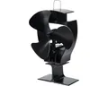 Eurom Kamin Vento Swing, Schwarz, Aluminium, 270 m³/h, Herdplatte, 65 - 300 °C, 110 mm