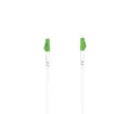 Hama Glasfaser Netzwerkkabel, LC APC Stecker, 10 Gbit/s, 9,00 m, schlank Glasfaserkabel, (900 cm), Mit Knickschutzhülle