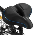 Fahrrad Sattel Breiter Fahrradsattel, Atmungsaktiv Bequem Weich Für Damen Her...
