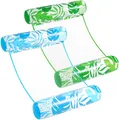 Hängematte Pool Float 4-in-1 Wasser Lounge Floaties, Erwachsene, Blau Grün