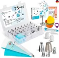 Wenburg Premium Qualität Spritztüllen Set - 75 teilig - Ideal für Anfänger & Pro