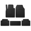 Fußmatten Gummimatten 3D Matte für Dacia Gummi Schwarz 5tlg