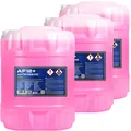 3 x 20 L MANNOL AF12+ KÜHLERFROSTSCHUTZ ROSA -40°C FERTIG-MIX für VW G12 G12+