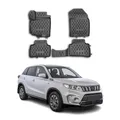 OMAC Gummimatten Fußmatten kompatibel mit Suzuki Vitara 2015-2024 TPE Automatten Schwarz 4X