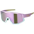 Bliz Fusion Small Brille in matt pastel purple-brown w pink multi, Größe Einheitsgröße