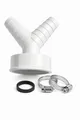 Doppelabfluss Abfluss Adapter 1  1/2 Zoll für Geschirrspüler und Waschmaschine
