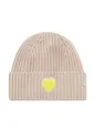 CODELLO Mütze mit Herzmotiv Farbe beige