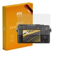 atFoliX 3x Panzerfolie für Panasonic Lumix DC-LX100 II Schutzfolie matt&stoßfest