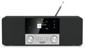 TechniSat DigitRadio 4C Bluetooth DAB+, FM Radio Persönlich  Schwarz, Silber