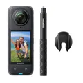 Insta360 X4 Auf Geht's-Bundle – wasserdichte 8K 360°-Action-Cam, 4K Weitwinkelvideos, Unsichtbarer Selfie-Stick Effekt, 135 min Akkulaufzeit, KI-Bearbeitung, Ohne microSD Karte