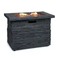 Blumfeldt Anafi Gas-Feuerstelle 40.000BTU/13kW Abdeckung Edelstahlbrenner 10039409