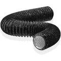 Abluftschlauch Ø150mm Länge 5m flexibel PVC Alurohr schallgedämmt Wärmeisolie...